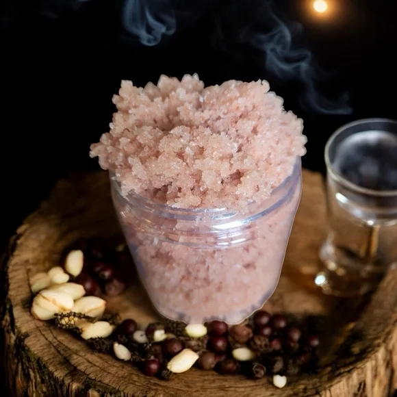 Luxury Hydrating Pink Himalayan Exfoliating Body Scrub Skin Nutrition 8 Oz - Picture 3 of 3